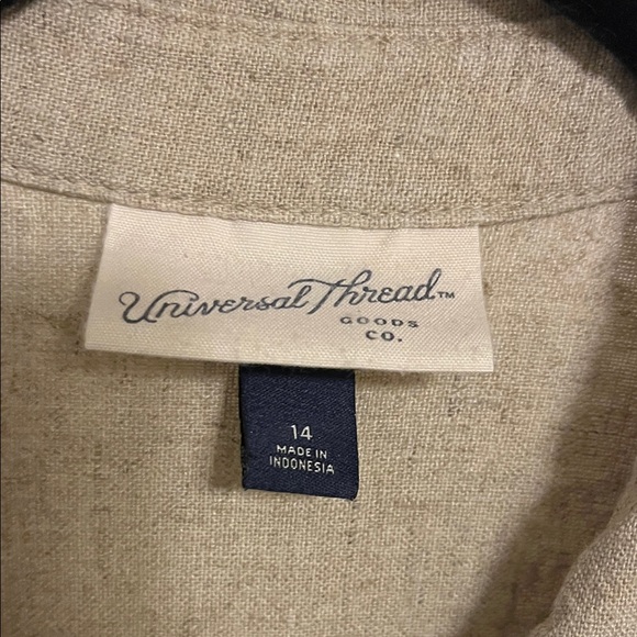 EUC | 14 | Universal Thread Tan Sleeveless Jumpsuit - Picture 2 of 8
